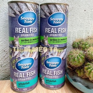 Pate snappy tom lon 400g real fish & real meat - pate cho mèo snappy tom 400g
