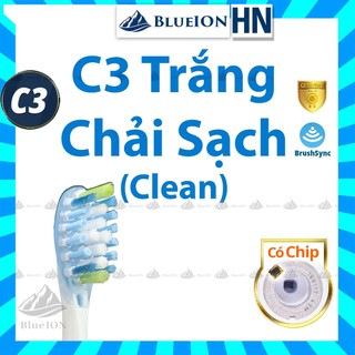 [Hàng Mỹ] Đầu bàn chải điện Philips Sonicare C3 PREMIUM Plaque Control (màu trắng)