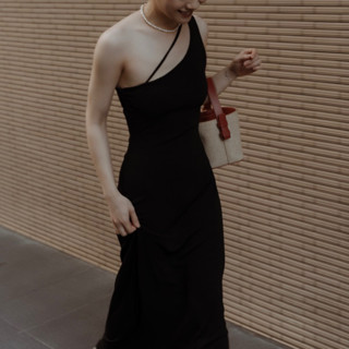 [Gabyli Label] Đầm thun dáng dài thiết kế chéo vai - NAOMI DRESS