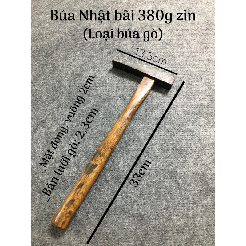 Búa gò Nhật bãi 380g zin