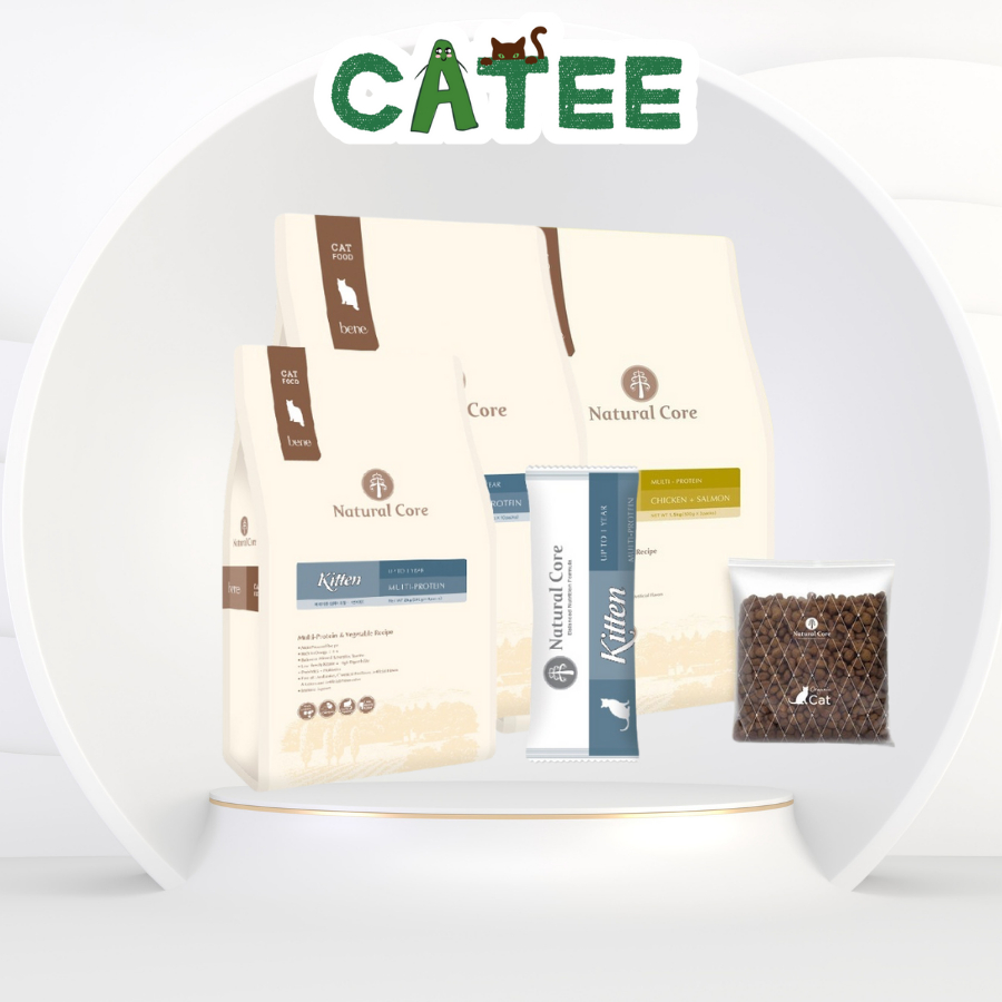 Hạt Hữu Cơ Làm Từ Cá Hồi, Thịt Gà Natural Core Bene Cho Mèo Mọi Độ Tuổi