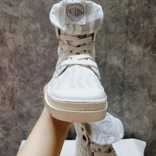 2hand (Size 36) Giày boots Palla.dium sọc vằn