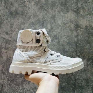 2hand Giày boots Palla.dium sọc vằn
