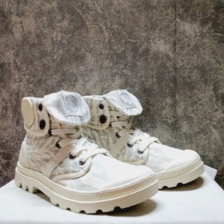 2hand (Size 36) Giày boots Palla.dium sọc vằn