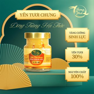 Hũ lẻ tổ yến chưng Đông trùng hạ thảo Song Phát tăng cường sức khỏe cho người ốm người già 70ml