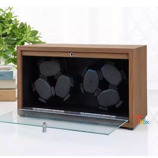 Hộp lên cót 3 chiếc đồng hồ cơ mẫu mới, hộp xoay đồng hồ automatic