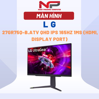 Màn hình lg gaming ultragear™ 27gr75q-b.atv qhd ips 165hz 1ms
