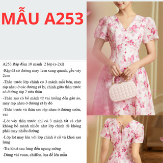 RẬP GIẤY A0 ĐẦM  A253 (KHÔNG PHẢI BÁN QUẦN ÁO)