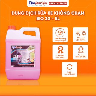 Dung Dịch Rửa Xe Không Chạm, Rửa Ô Tô, Xe Máy Ekokemika Bio 20 5L