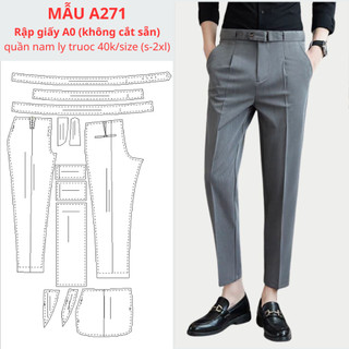 RẬP GIẤY A0 QUẦN NAM A271 (KHÔNG PHẢI BÁN QUẦN ÁO)