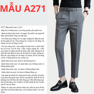 RẬP GIẤY A0 QUẦN NAM A271 (KHÔNG PHẢI BÁN QUẦN ÁO)
