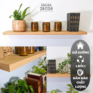  Ván gỗ gắn tường bằng vít âm kệ gỗ thông nguyên khối được sơn phủ chống ẩm mốc mối mọt KGTT17-80.100 