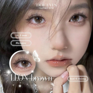 [GIÁ 1 CẶP] 25 Mẫu Lens Cận 1-7 Độ DOE EYES - Kính Áp Tròng HSD 6 THÁNG