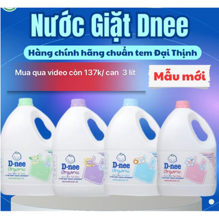 [ĐÃ BÁN HƠN 23KSP] Nước giặt Dnee 3000ml Đủ Màu - [CHÍNH HÃNG DATE 2025]
