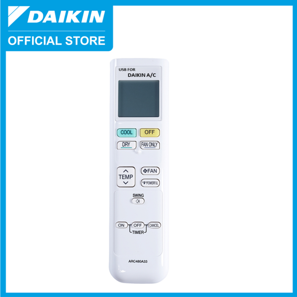 Điều khiển Remote máy lạnh Daikin ARC480A33 sử dụng cho dòng FTC_NV1V