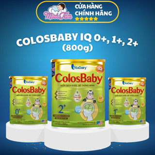 [Có mã QR tích xu] Sữa bột Colosbaby IQ Gold 0+, 1+, 2+ (800g)