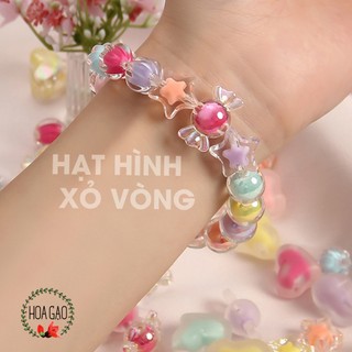 Diy hạt làm vòng tay đồ handmade hạt xỏ vòng tay HOA GẠO GHHV vòng tay handmade phụ kiện làm vòng tay đồ làm vòng tay