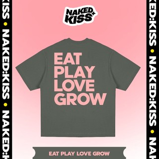 Áo thun nakedkiss eat play love grow - regular fit - nakedkiss tshirt
