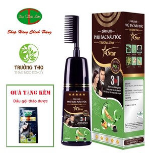 Dầu gội phủ bạc đen/nâu trường thọ của công ty dược phẩm dạ thảo liên