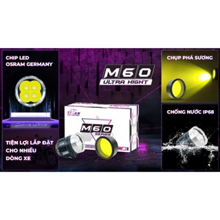 ĐÈN TRỢ SÁNG TITAN MOTO M60 ULTRA HIGHT chính hãng bảo hành 12 tháng