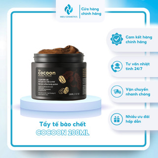 Tẩy da chết toàn thân cocoon cà phê đắk lắk 200ml dak lak coffee body polish