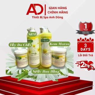 Bộ chăm sóc da hoa cúc 4 món chuyên dùng trong spa tmv