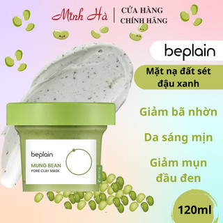 Mặt nạ đất sét đậu xanh beplain mung bean pore clay 120ml