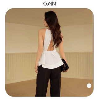 CoNIN-áo yếm nhún cổ hở lưng