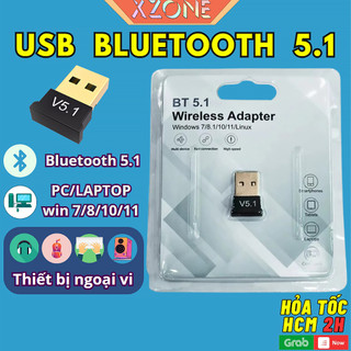usb bluetooth 5.1 cho laptop, pc windows linux, tốc độ ổn định, đường truyền thực, âm thanh cực hay