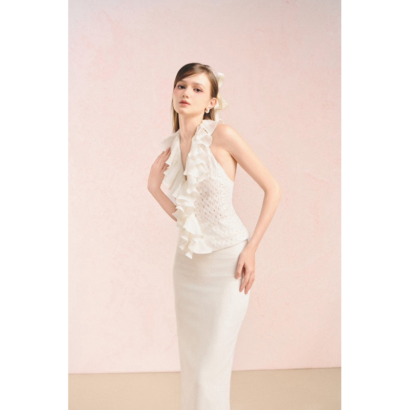 NineToFive - Áo ren cổ bèo Michi
