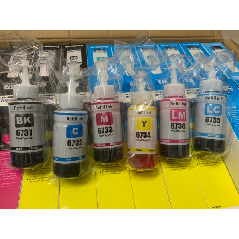 Mực in màu Epson T673 mực 673 máy in Epson L800 / L810 / L805 / L850 / L1800 nhập khẩu