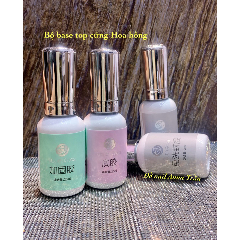 Base, top, cứng móng hoa hồng 20ml Anna Trần