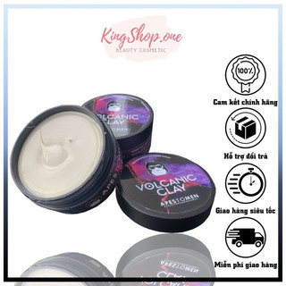 Sáp vuốt tóc Vocanic clay bản cũ nắp nhựa chất vàng thơm