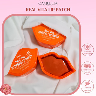 Mặt nạ dưỡng môi prreti real vita hydrogel lip patch 30 miếng căng mịn dưỡng ẩm môi hiệu quả an toàn