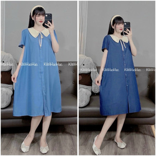 Váy bầu bò giấy , chất bò mềm mát
