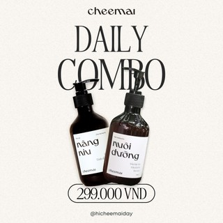 Combo 2 sản phẩm Gội - Ủ cho mọi loại tóc, dưỡng ẩm, chống gãy rụng tóc - Nâng Niu CHEEMAI Việt Nam