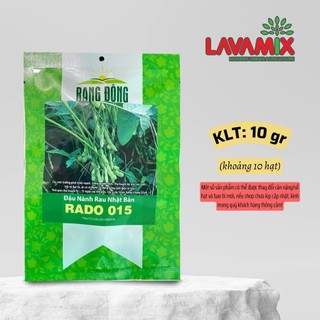 Hạt giống Đậu Nành Rau Nhật Bản Rado 015 (10g~10 hạt) hiệu Rạng Đông năng suất cao, nảy mầm tốt | Green House