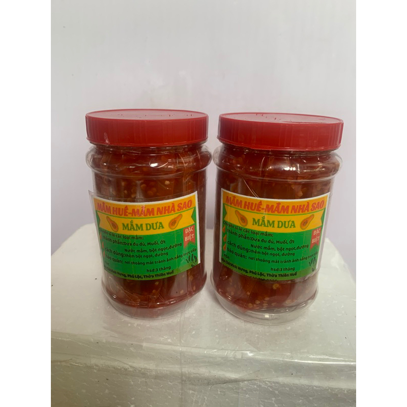 Mắm dưa đu đủ 1kg