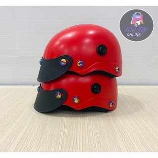 Nón bảo hiểm nửa đầu 1/2 - mũ bảo hiểm nửa đầu - sơn nhiều màu - màu sơn nhám - gắn 7 ốc titan gr5 siê