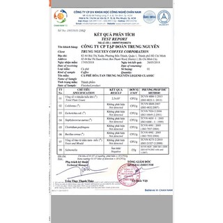 Cà Phê Hòa Tan Legend Classic Bịch 50 Gói