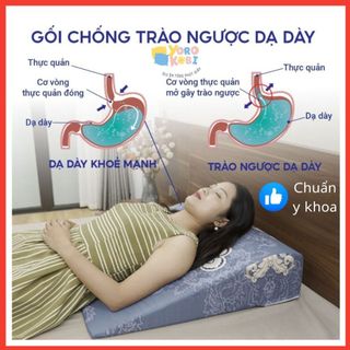 GỐI CHỐNG TRÀO NGƯỢC DẠ DÀY NGƯỜI LỚN YOROKOBI CHÍNH HÃNG (Duy nhất bo tròn chống trượt)