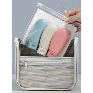 Set 3 Lọ Chiết Mỹ Phẩm, Dầu Gội, Sữa Tắm Du Lịch 60ml