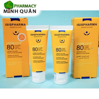 Kem chống nắng ISIS Pharma Uveblock SPF 50, 80 Invisible⚡CHÍNH HÃNG⚡PHÁP_MINH QUÂN