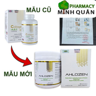 Collagen AEC Gold Ahlozen 12000mg ⚡Chính Hãng⚡ 180 viên Xuất xứ Mỹ ,Giúp đẹp da, liền sẹo, xương chắc khoẻ_MINH QUÂN