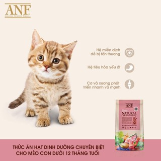 (400G) THỨC ĂN HẠT CHO MÈO ANF 6FREE INDOOR