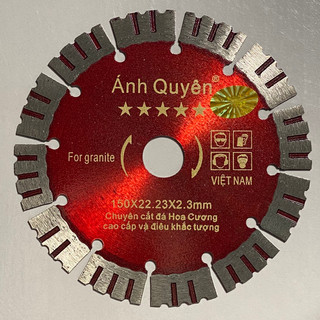 Lưỡi Cắt Tường, Đá hoa cương Ánh Quyên 150mm hàng cty