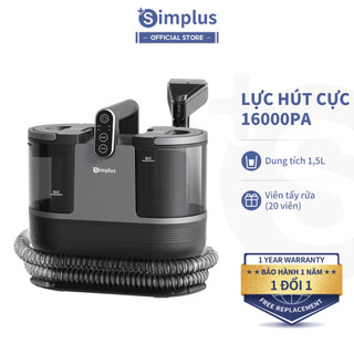 Máy giặt cầm tay cao cấp Simplus Lực hút mạnh 16590PA Bình nước sạch 1.5L  BYJH001 - Bảo Hành 1 Năm 1 Đổi 1