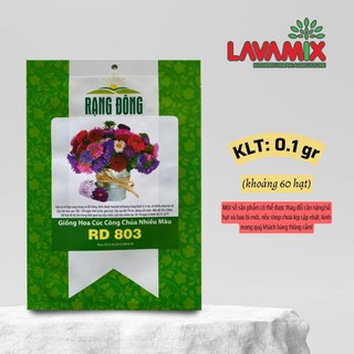 Hạt giống Hoa Cúc Công Chúa Nhiều Màu Rd 803 (0,1g~70 hạt) hiệu Rạng Đông thích hợp trồng chậu | Green House