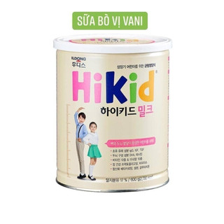 Sữa Hikid vani, dê tăng chiều cao lon 600g