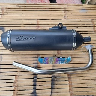 Pô 4road dài đen nhám cho vario 150, vision, ab110-125, mio110